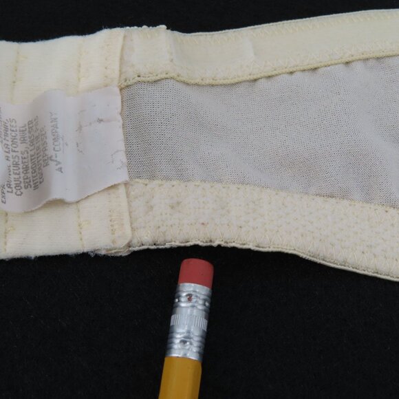 VTG Vanity Fair 36C Bra Style 74-072 Ivory Shimmer Strapless Underwire Unlined - Picture 13 of 16